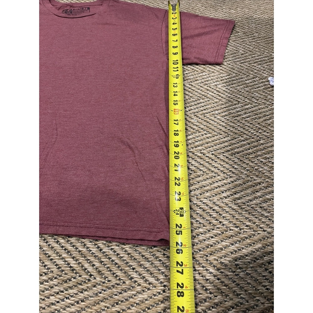 Cinch Authentic Classic Western Brand Maroon T-Shirt Mens  XL - Picture 5 of 9